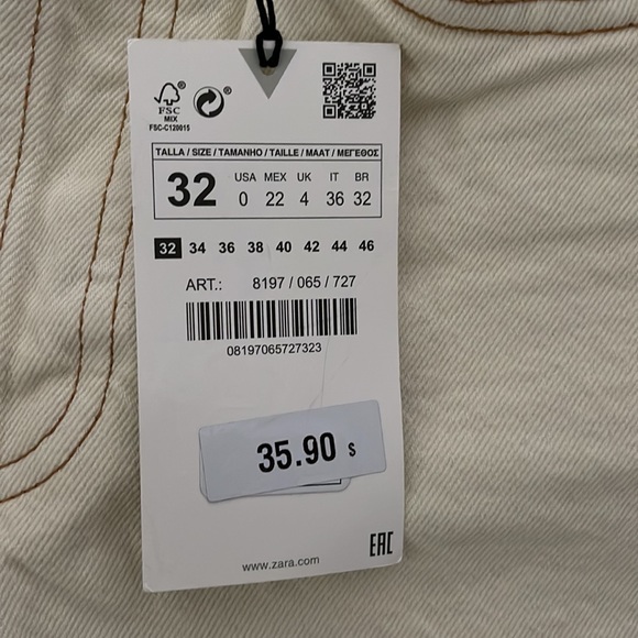 Zara button fly shorts - Picture 4 of 4